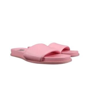 Dolce Vita Shoes Womens 9 Sandal Slides Fashion Pink Slip On Bandage Strap Flats